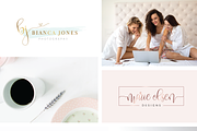 Mondellina Script + 6 logo pack, a Script Font by Inky Jar Design Studio (Thumbnail 3 of 5)