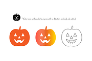 Halloween Silhouettes Clipart, a Decorative Illustration by Melissa Held Designs (Thumbnail 4 of 4)