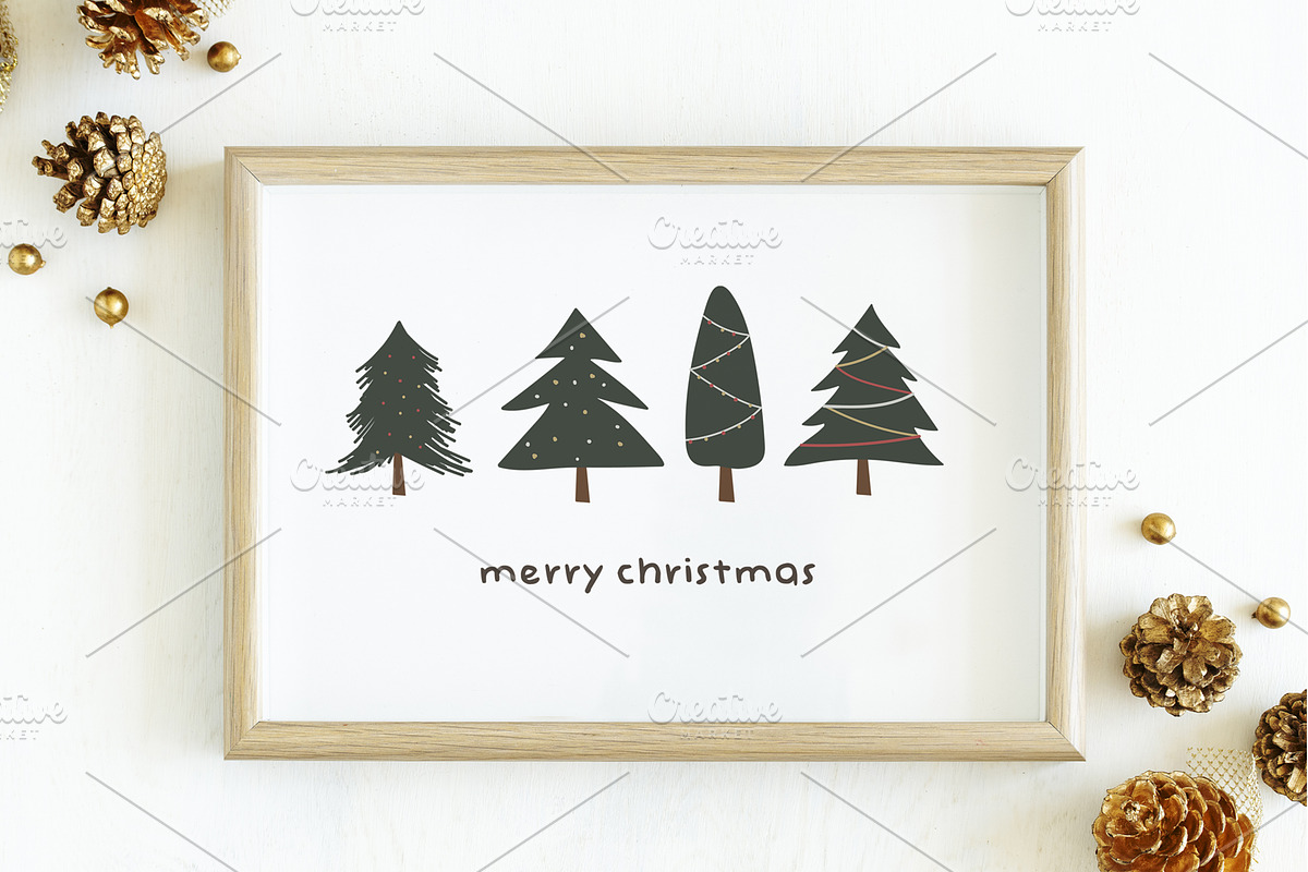 Christmas Winter Abstract Vol.1, a Decorative Illustration by Hanazumi (Photo 12 of 15)