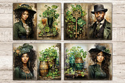 St. Patrick's Day Junk Journal Pages, a Seasonal Illustration by GlamArtZhanna (Thumbnail 4 of 10)