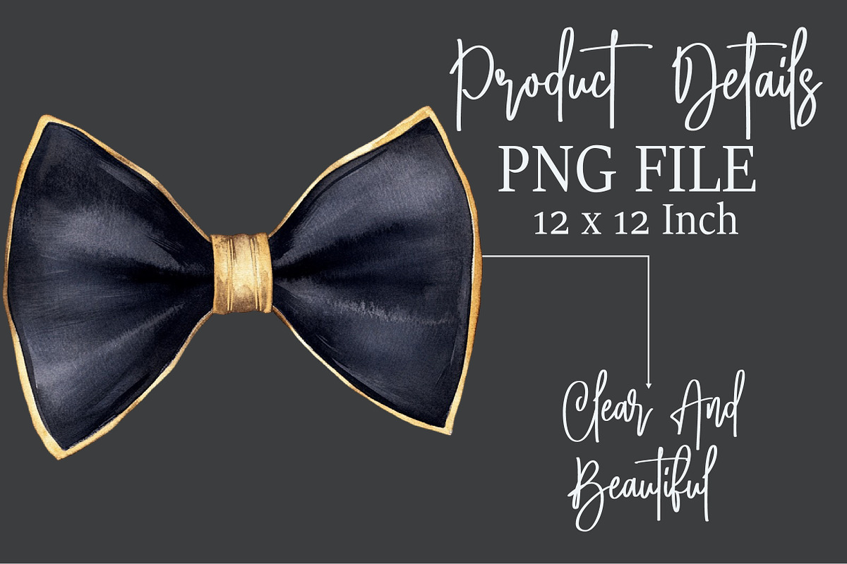 Black & Gold Luxury Clipart, an Illustration by Rose Art (Photo 7 of 7)