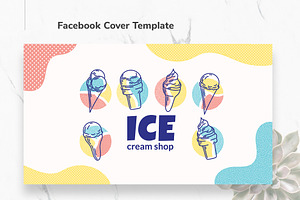 Ice Cream Shop Facebook Materials