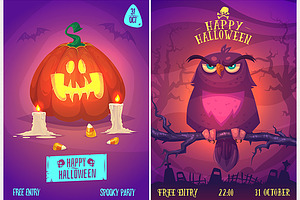 Halloween posters set5