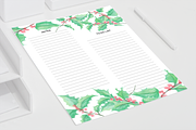 Holly Holiday Planner, a Stationery Template by CosmicMedium (Thumbnail 6 of 6)