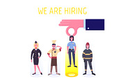 Vector Job Agency Set, a Person Illustration by Zonda (Thumbnail 5 of 13)