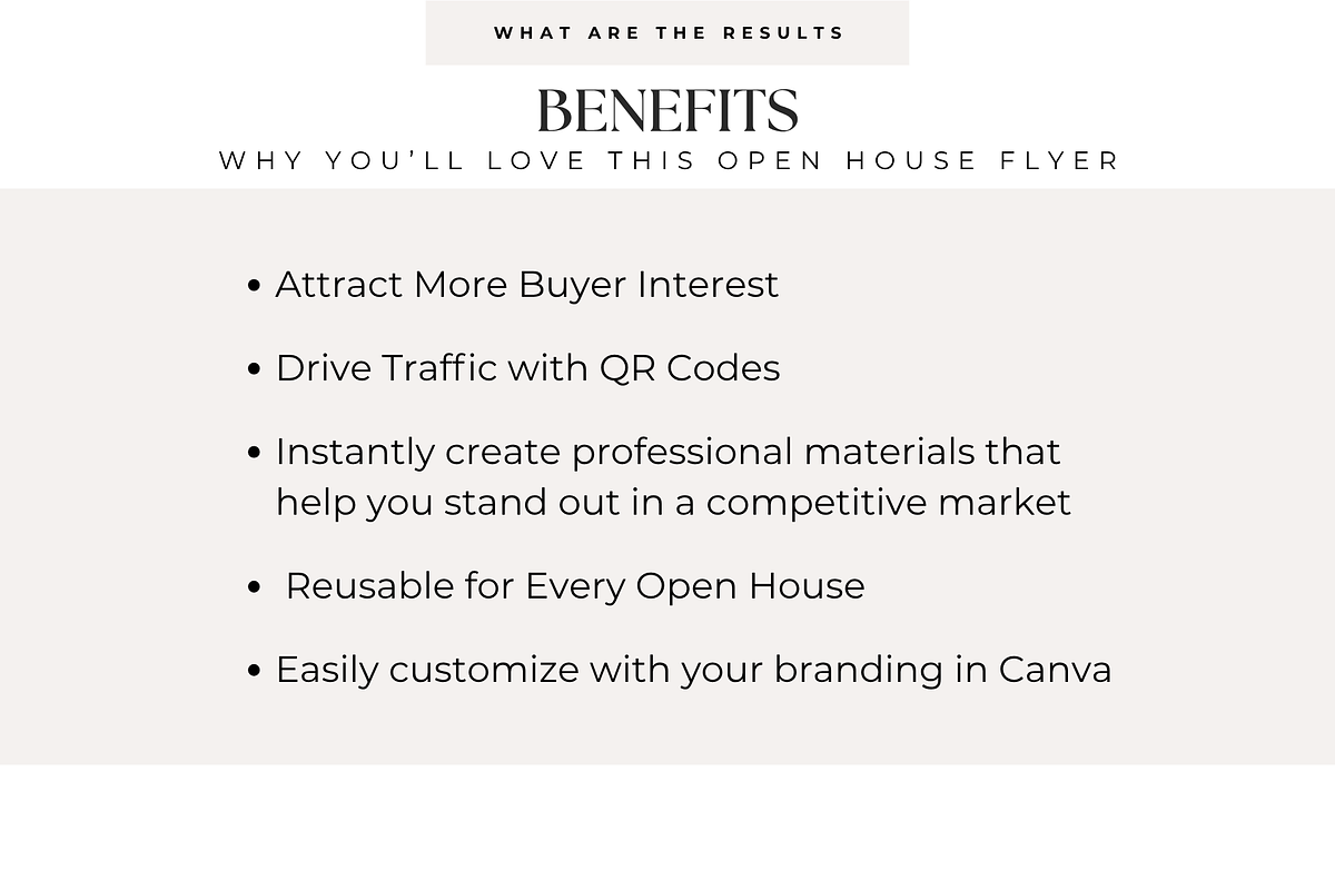 Real Estate Open House Flyer, a Flyer Template by BrandhavenStudio (Photo 4 of 12)