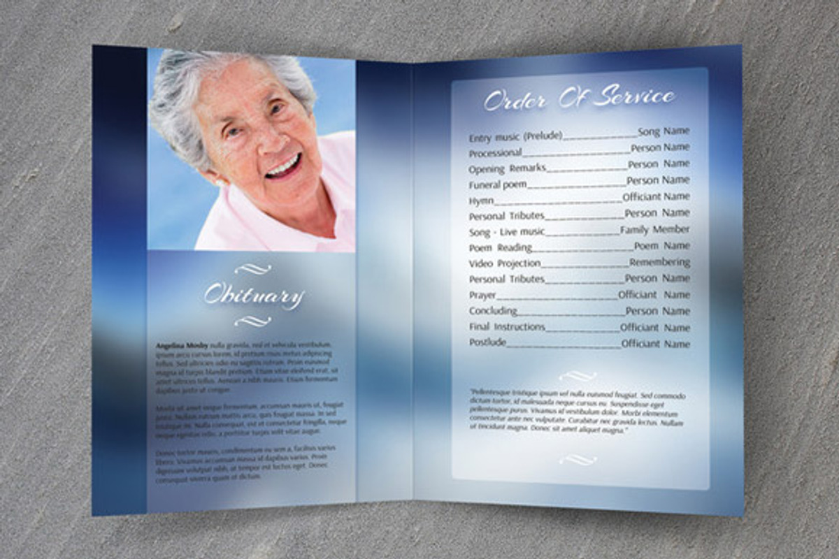 BiFold Modern Funeral Template, a Brochure Template by Visual Impact (Photo 5 of 5)