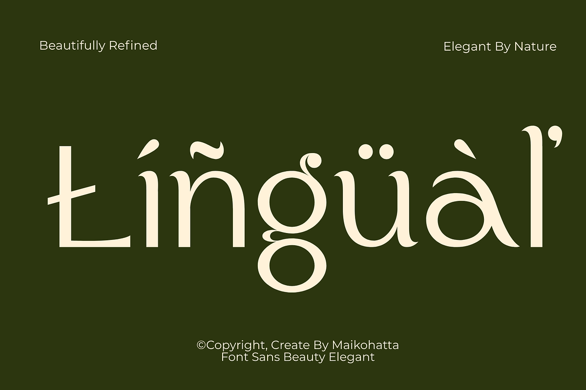 Biegva – Elegant Beauty Sans Serif, a Sans Serif Font by MaikoHatta (Photo 4 of 8)