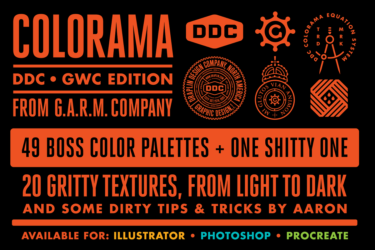Colorama: DDC/GWC Edn. (Illustrator), a Palette Add-On by G.A.R.M. Company (Photo 2 of 9)