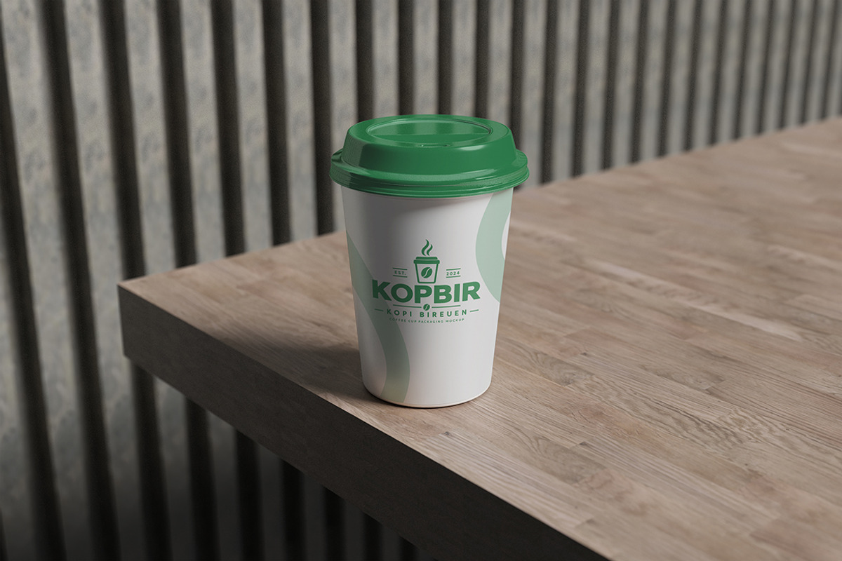 Coffee Cup Packaging Mockup, a Cups & Container Mockup by My Code Std (Photo 2 of 3)