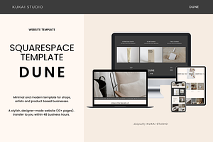 Squarespace Template DUNE