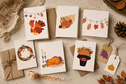 Thanksgiving Illustrations Bundle, a Seasonal Illustration by Anna Studio (Thumbnail 2 of 13)