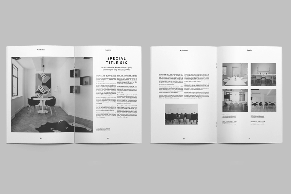 Architecture Magazine, a Magazine Template by Firtana (Photo 8 of 13)