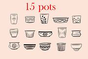 Cactus set, a Background Graphic by IPVector (Thumbnail 2 of 8)