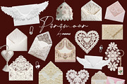 Paramour: Lace Valentine Collage Kit, an Object Graphic by Purple (Thumbnail 10 of 14)