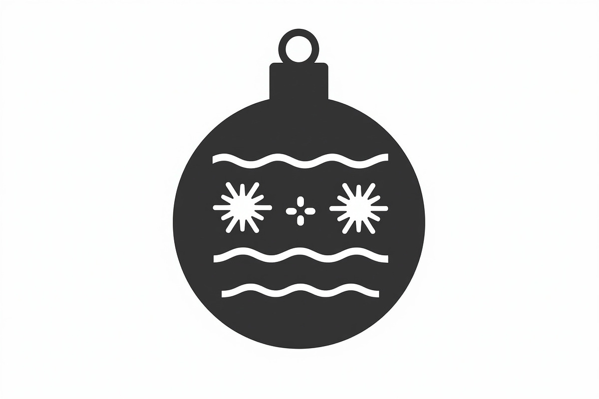 Christmas Laser Cut Ornament Bundle, a Graphic by musafir_fashion (Photo 4 of 14)