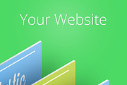 Behance Website Showcase Template, a Websites & App Template by PitchStock (Thumbnail 1 of 3)