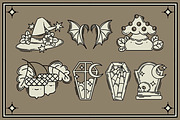 Halloween set, an Object Illustration by heyXeni (Thumbnail 7 of 12)