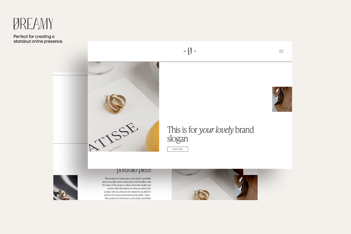 Squarespace Website Template DREAMY, a Squarespace Template by StudioHuomenta (Photo 9 of 11)