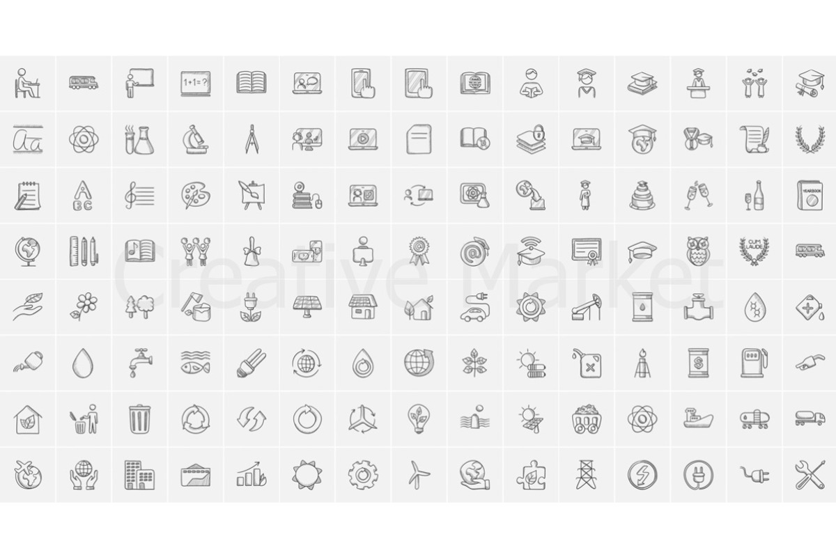 2200 vector sketch icons mega pack, an Outline Icon by Visual Generation (Photo 5 of 21)