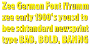 Bannertype, a Font by Wiescher-Design (Thumbnail 7 of 8)