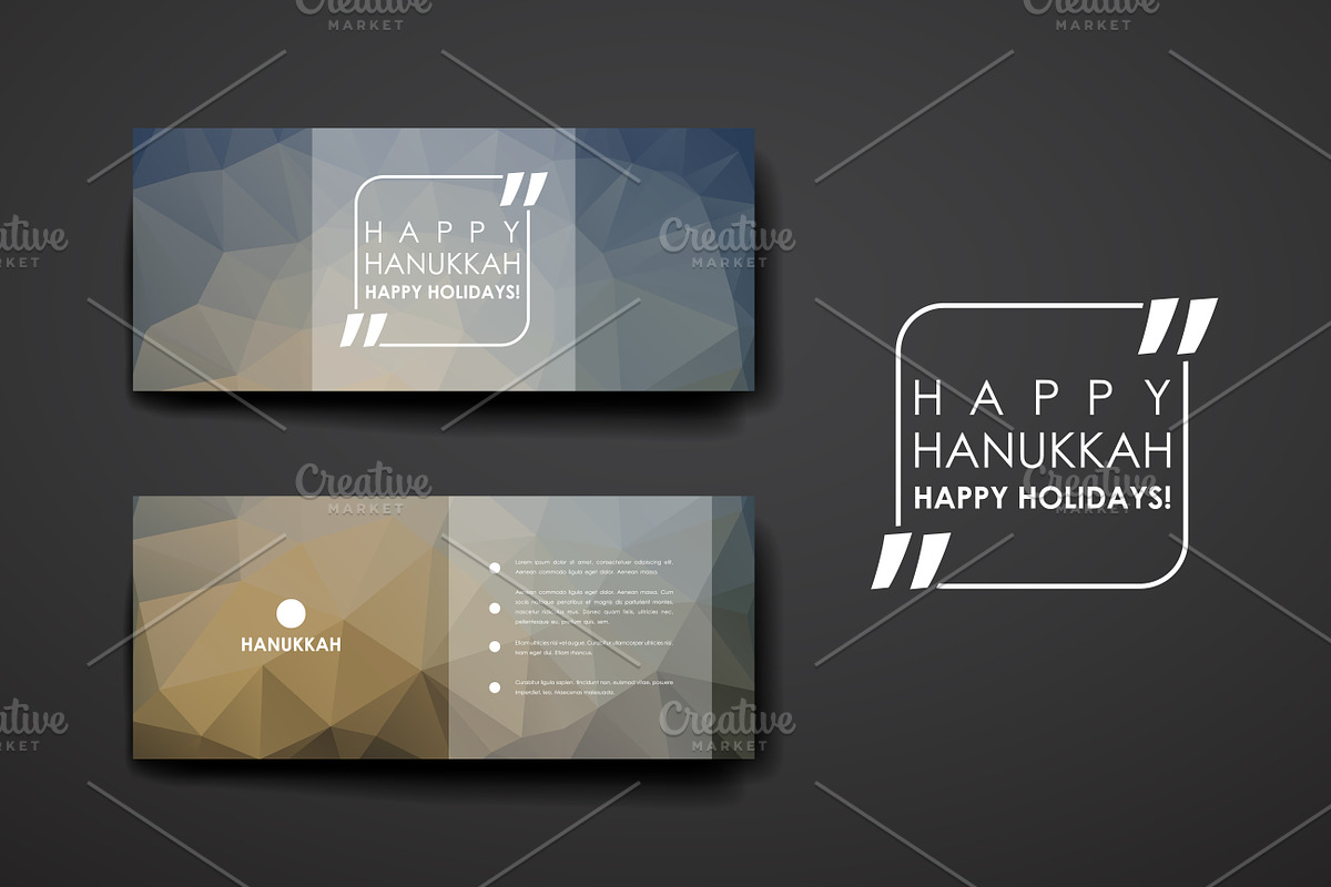Hanukkah. 9 Banner Templates, a Brochure Template by Palau (Photo 1 of 10)