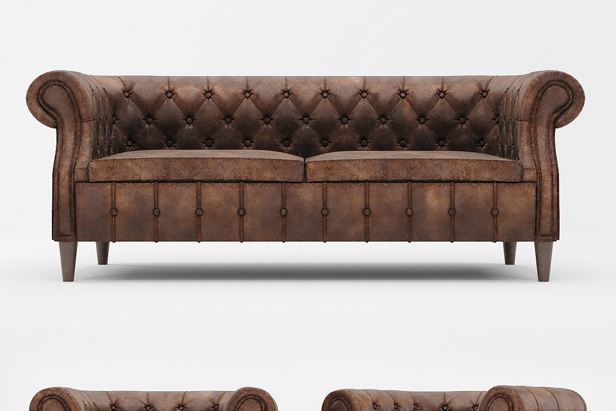 Chair and sofa Chelsea, a Furniture 3D Model by zuzik-azarov (Photo 3 of 4)