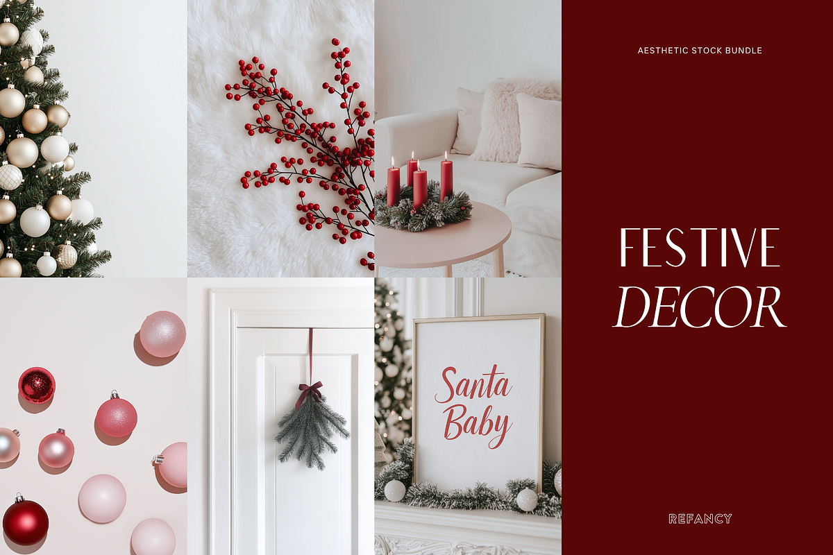 90 Christmas Stock Photos Bundle, a Holiday Photo by Refancy (Photo 8 of 11)