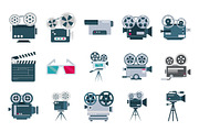 Retro Film Camera Illustration Set, an Object Illustration by studiogstock (Thumbnail 1 of 3)