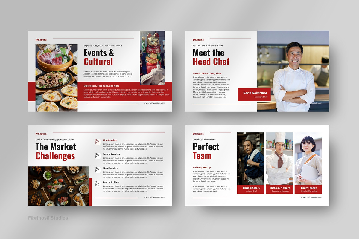 Japanese Food Restaurant Pitch Deck preview 3