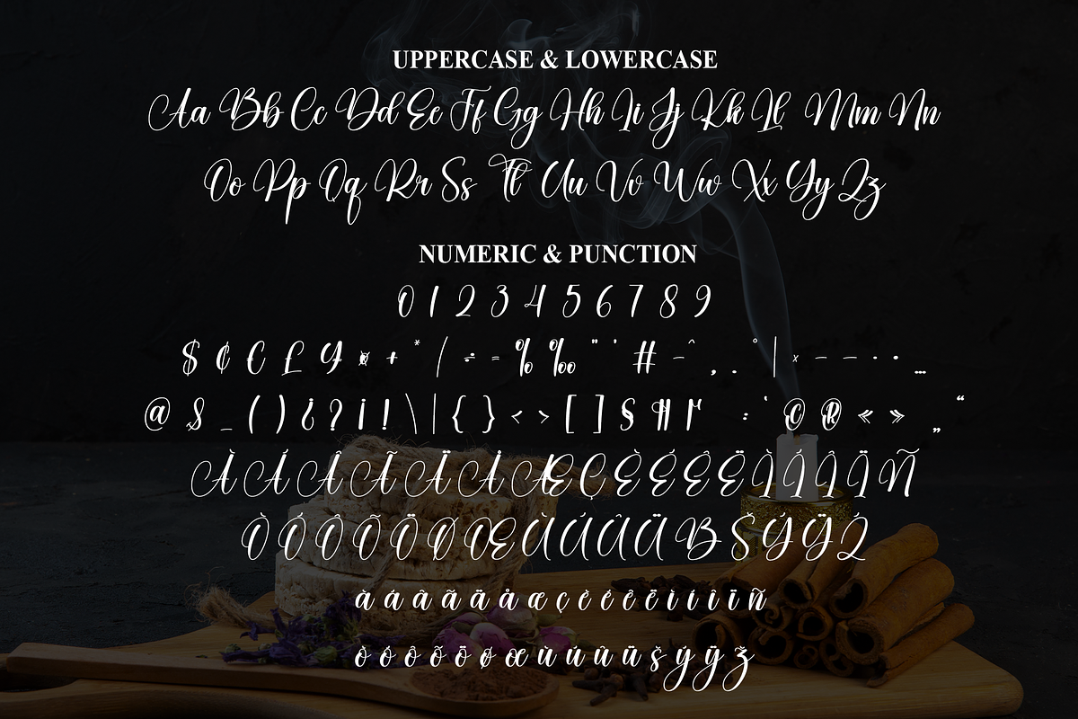 Aromatic | Script Font, a Handwritten Font by Scratchones (Photo 7 of 9)