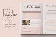 Wellness Workbook Creator | CANVA PS, a Magazine Template by Eviory (Thumbnail 21 of 45)