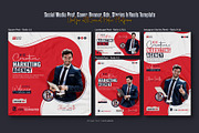 Corporate Social Media Post Bundle, a Social Media Template by Creative_View (Thumbnail 2 of 8)