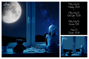 50 Night Sky Overlays, a Texture Graphic by LovePhotoMoment (Thumbnail 11 of 16)