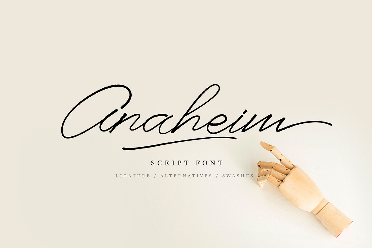 Anaheim script pro font ( update ) preview 3