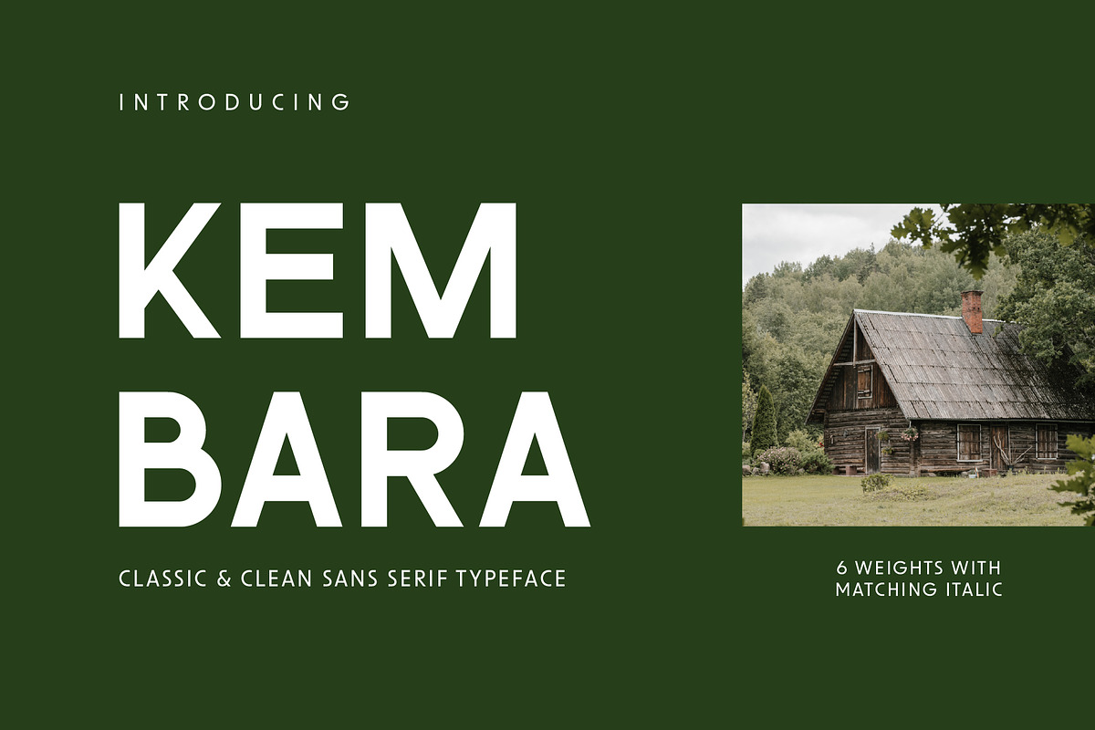 Kembara Font Family, a Sans Serif Font by Pikgura (Photo 1 of 6)