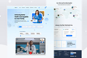 Mega UI Website Template Bundle, a Landing Page Template by DesignsLab (Thumbnail 5 of 22)