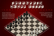 Modular 3D Chess Board (Isometric), a Graphic by ARTOMATIC (Thumbnail 1 of 5)
