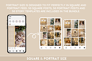 Beige Christmas Instagram Templates, a Social Media Template by SunshineStudioBoutique (Thumbnail 4 of 8)