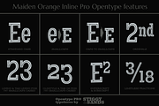 Maiden Orange Inline Pro, a Slab Serif Font by Stiggy & Sands (Thumbnail 4 of 5)