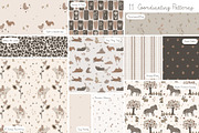 Farm Friends Neutral Nursery Clipart, an Animal Illustration by PenguinArtStudio (Thumbnail 8 of 10)