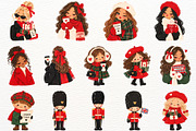Christmas in London Clipart Holiday, a Seasonal Illustration by SugarCloudStudioArt (Thumbnail 3 of 6)
