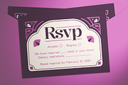 Floral Wedding Invitation Suite, an Invitation Template by The Good Store (Thumbnail 3 of 4)