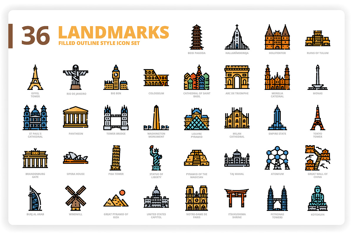 3,600 Icons x3 Styles, an Outline Icon by monkik (Photo 189 of 299)