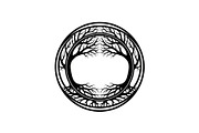 Tree of Life Circle Frame Bundle, an Illustration by Gaye Art (Thumbnail 10 of 51)
