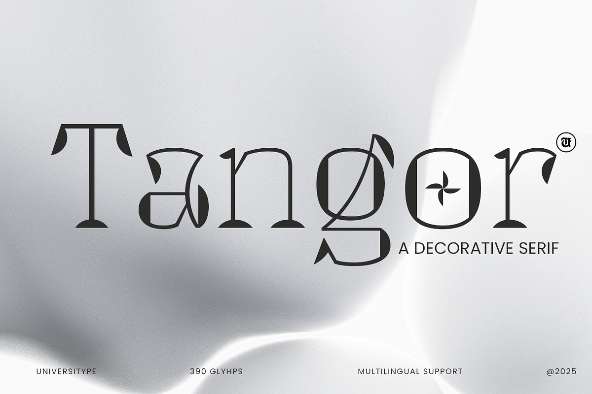UT Tangor - A Decorative Serif, a Serif Font by Universitype (Photo 1 of 12)
