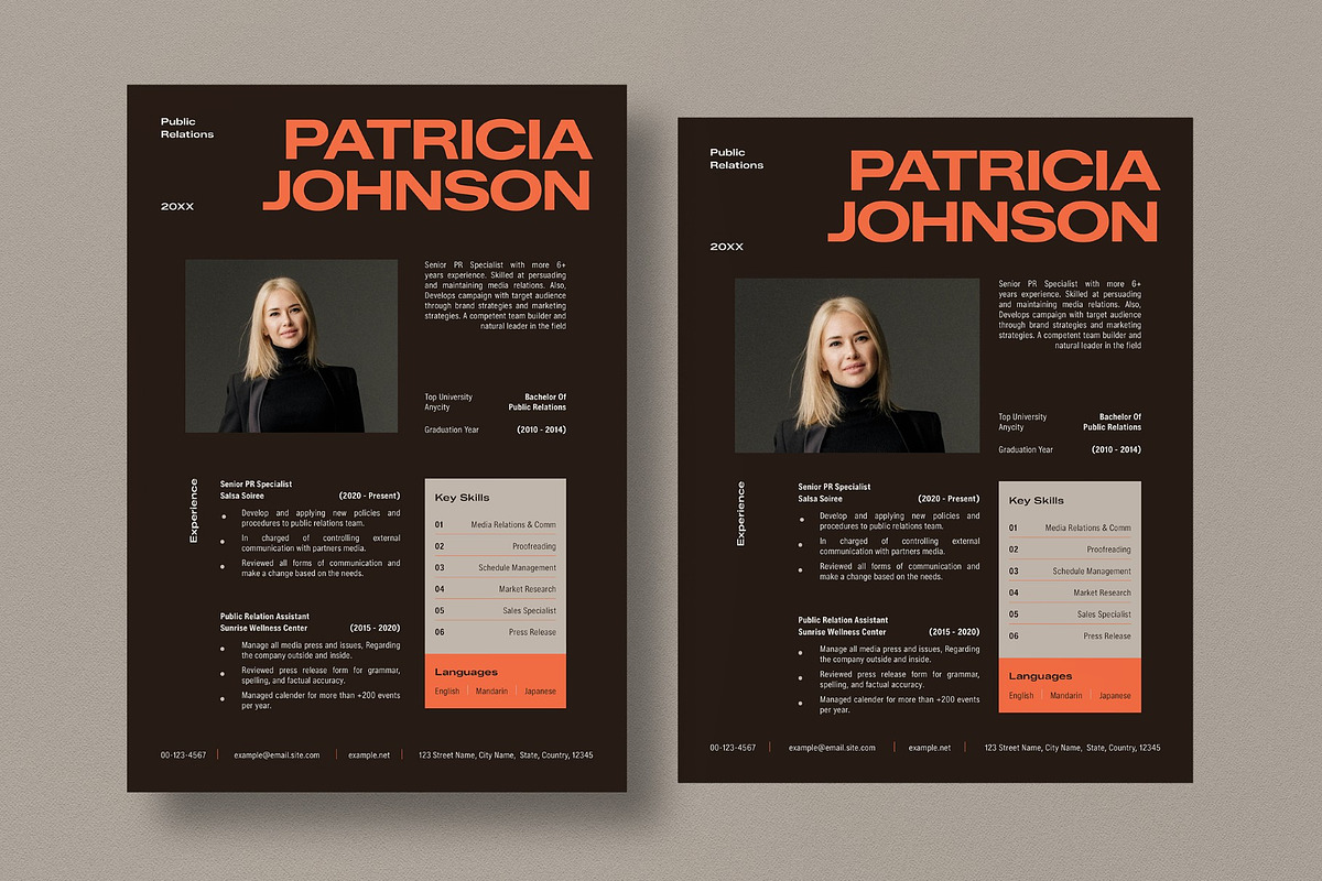 Resume Indesign, a Resume Template by graphicook (Photo 3 of 3)