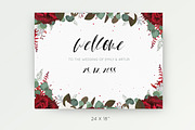 Wedding collection - Red & white, an Invitation Template by Alewiena (Thumbnail 7 of 9)