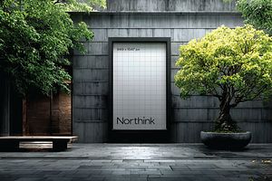 Urban Garden Digital Screen Mockup, a Mockup by Northink