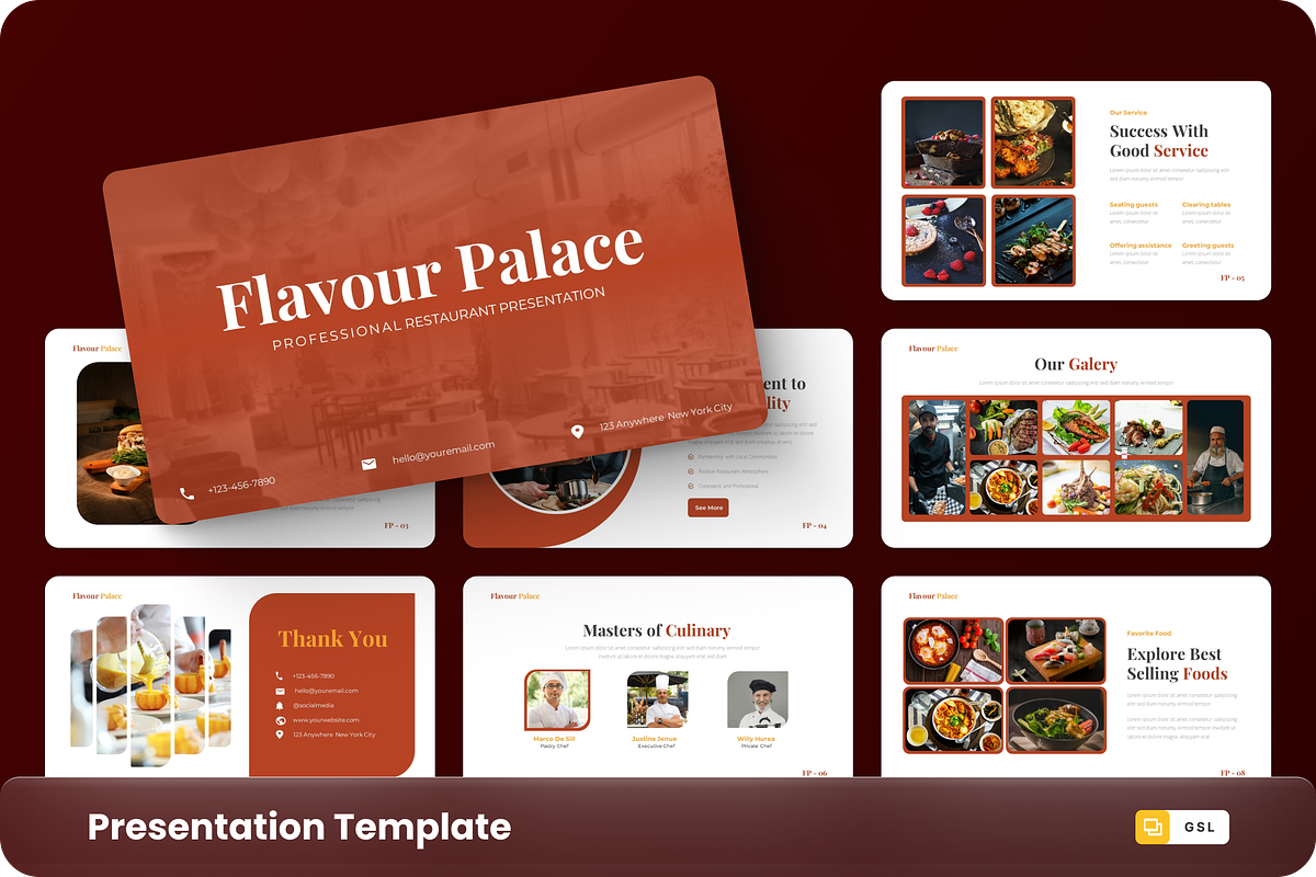 Flavour Palace - Restaurant, a Presentation Template by GraphauseProject (Photo 1 of 6)